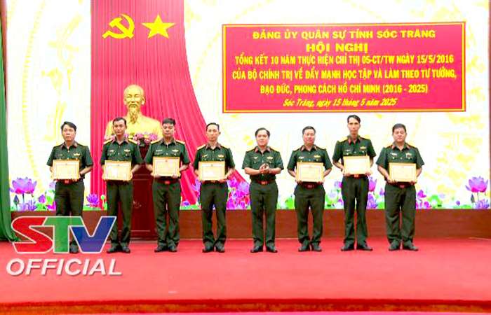 Đảng ủy quân sự tỉnh Sóc Trăng tổng kết 10 năm học tập và làm theo tư tưởng, đạo đức, phong cách Hồ Chí Minh