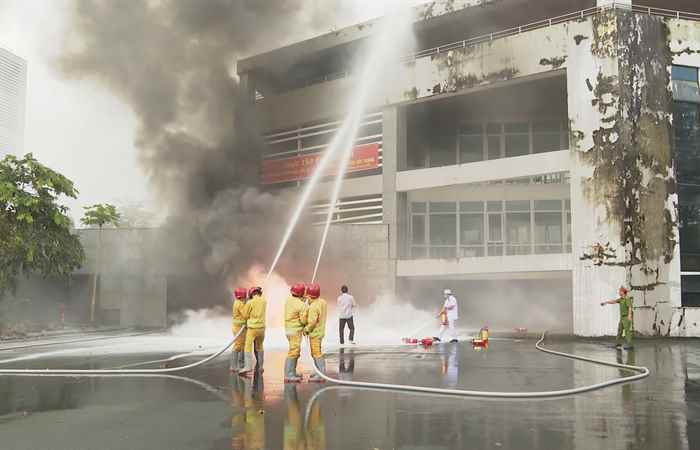 Diễn tập Phương án Phòng cháy, chữa cháy và cứu nạn, cứu hộ tại cơ sở (17-10-2023)