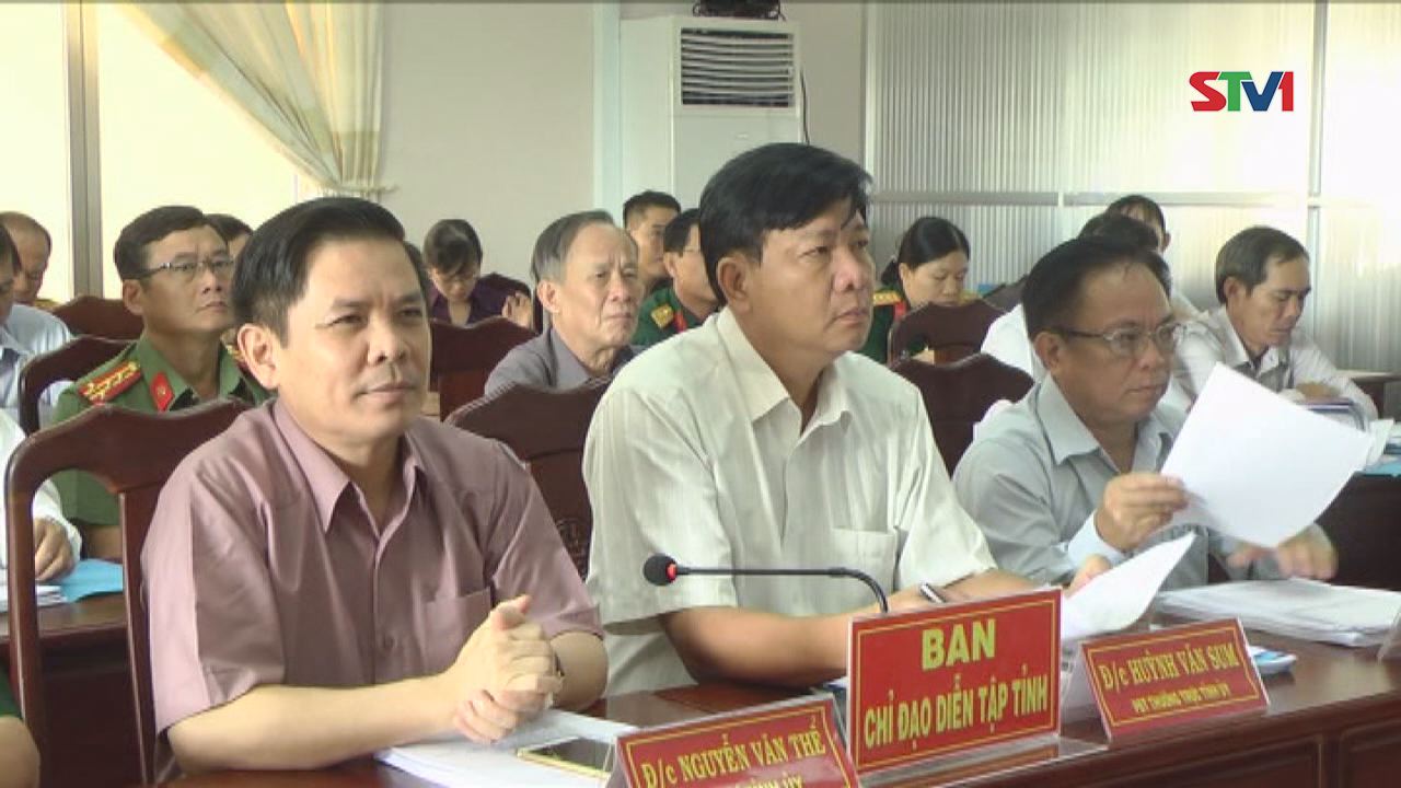 Diễn tập thử khu vực phòng thủ Thị xã Ngã Năm năm 2016