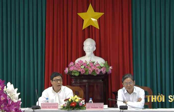 Đoàn công tác Bộ kế hoạch & đầu tư làm việc với UBND tỉnh Sóc Trăng