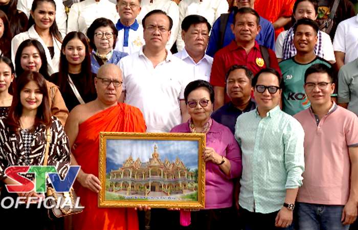 Đoàn công tác Bộ Văn hóa và Nghệ thuật Vương quốc Campuchia thăm chùa Som Rong, TP. Sóc Trăng