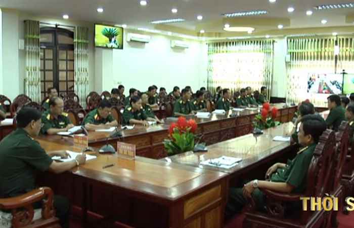 Hội nghị trực tuyến sơ kết ngành tham mưu toàn quân 6 tháng đầu năm 2017