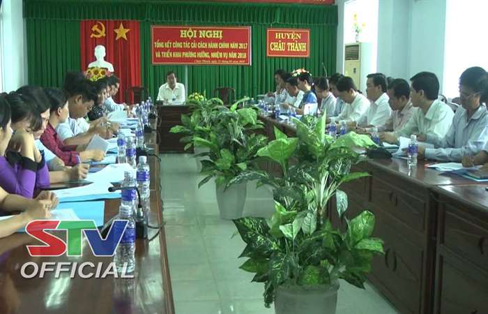 Huyện Châu Thành tổng kết công tác cải cách hành chính năm 2017