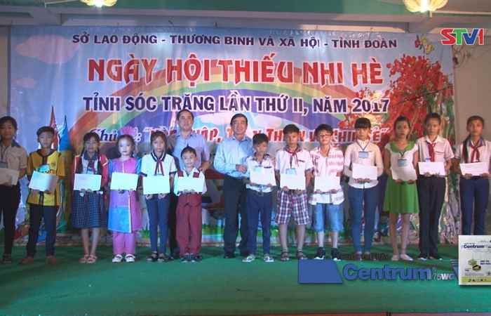 Khai mạc ngày hội thiếu nhi hè tỉnh Sóc Trăng lần thứ II, năm 2017