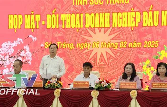 Sóc Trăng: Họp mặt - Đối thoại doanh nghiệp đầu năm 2025