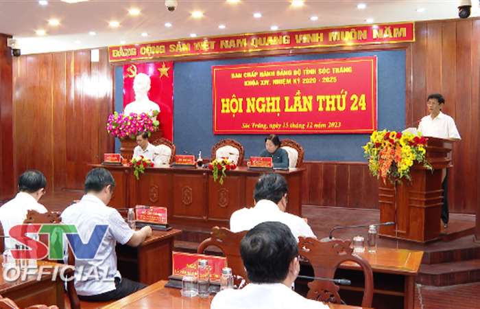 Sóc Trăng lấy phiếu tín nhiệm 13-15 thành viên Ban Thường vụ Tỉnh ủy