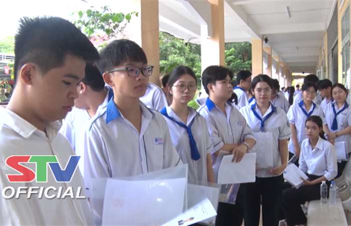 Sóc Trăng: Thí sinh hoàn thành ngày thi đầu tiên Kỳ thi Tốt nghiệp THPT 2025