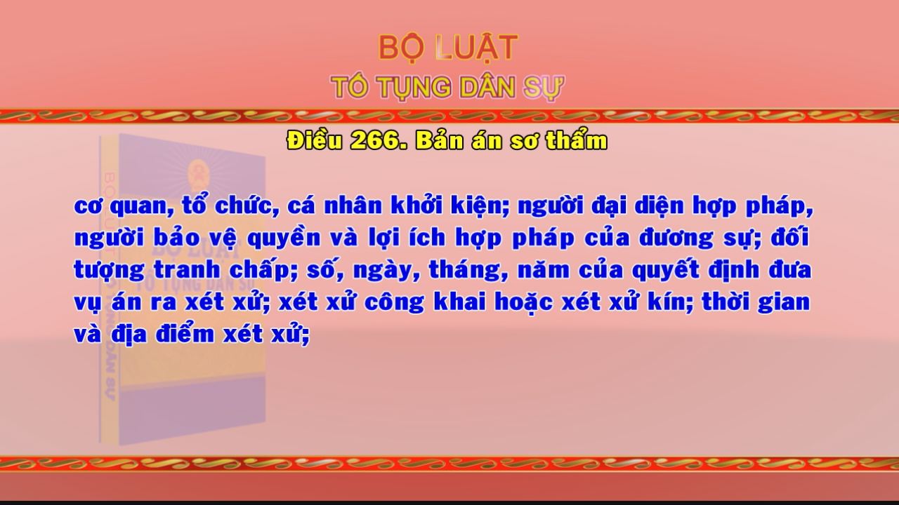 Giới thiệu Pháp luật Việt Nam 24-01-2017