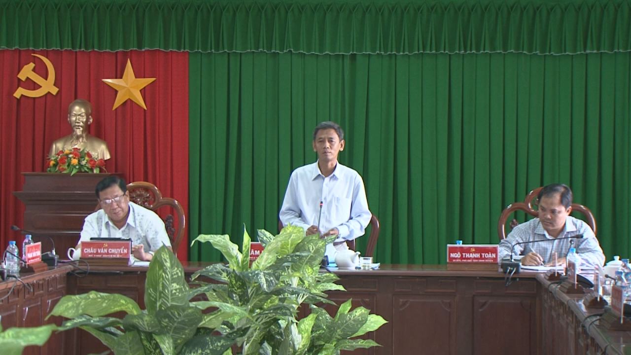 Lãnh đạo tỉnh Sóc Trăng làm việc tại huyện Châu Thành  07-03-2017