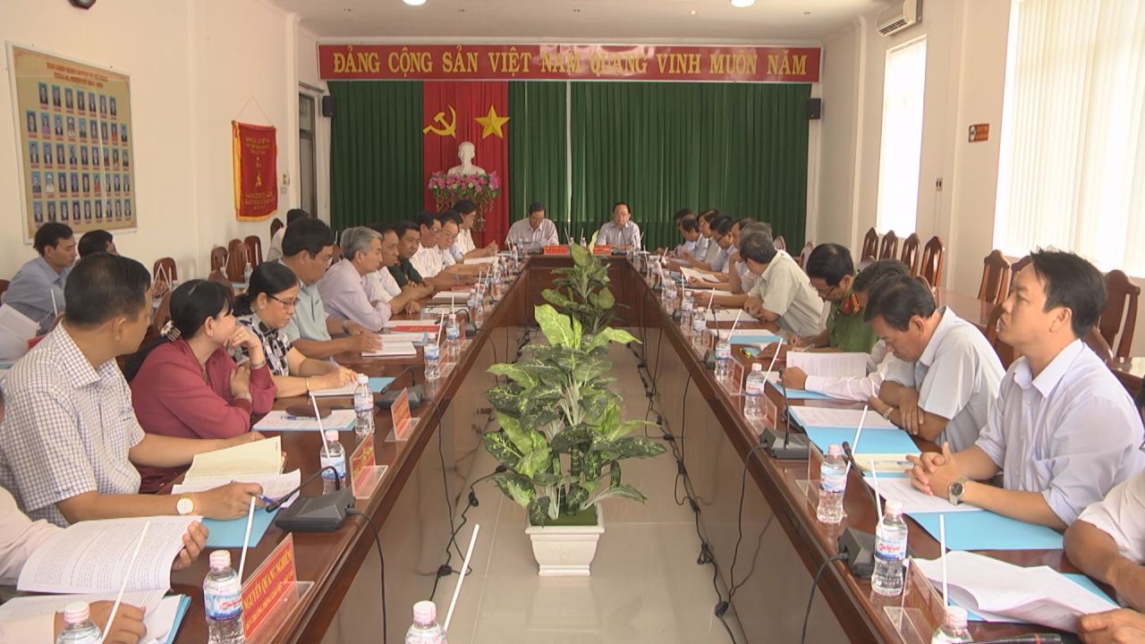Lãnh đạo tỉnh Sóc Trăng làm việc tại huyện Kế Sách 07-03-2017