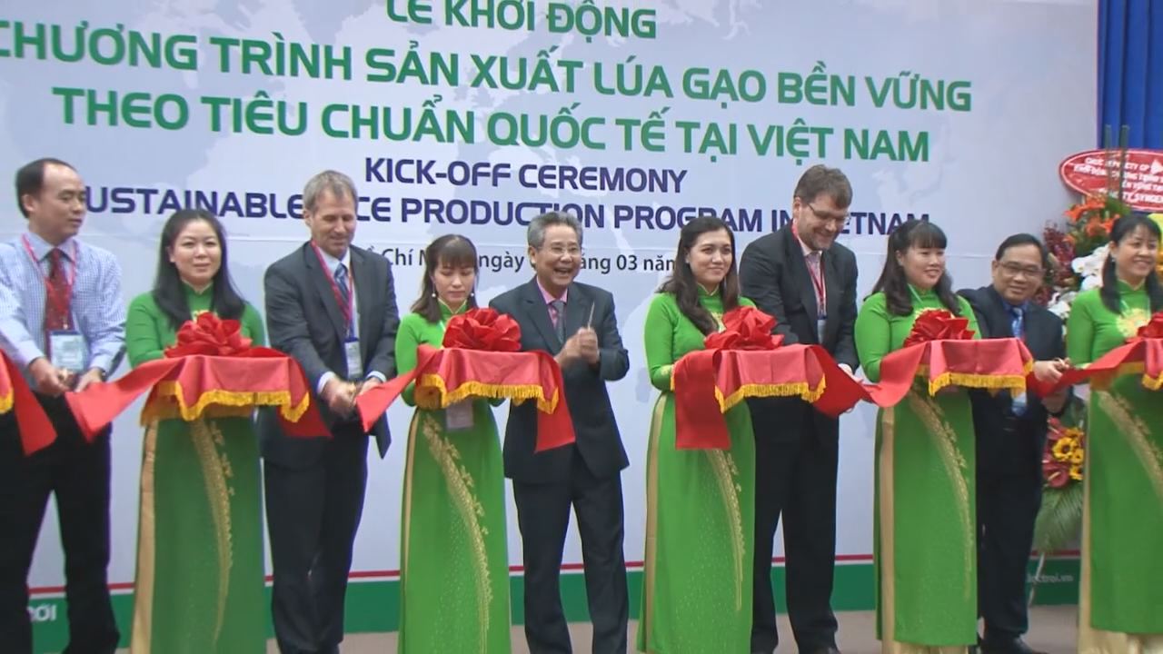 Khởi Động Dự Án Sản Xuất Lúa Gạo Bền Vững Ở Việt Nam
