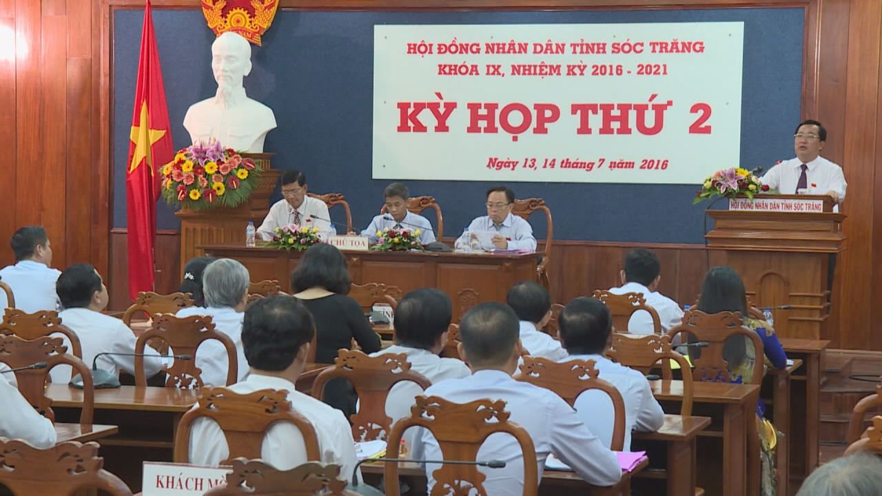Kỳ họp thứ 2 HĐND tỉnh Sóc Trăng khóa IX nhiệm kỳ 2016-2021 tiếp tục ngày làm việc thứ 2 và tiến hành bế mạc kỳ họp