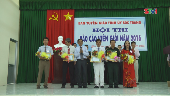 Bế mạc và trao giải Hội thi báo cáo viên giỏi năm 2016
