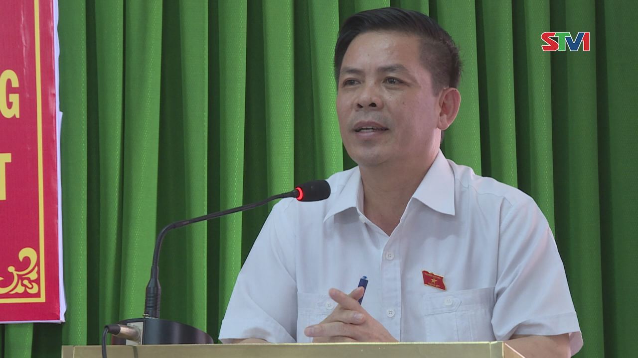 Ông Nguyễn Văn Thể - UVBCH Trung ương Đảng, Bí thư Tỉnh ủy Sóc Trăng tiếp xúc cử tri Phường 1, Thành Phố Sóc Trăng