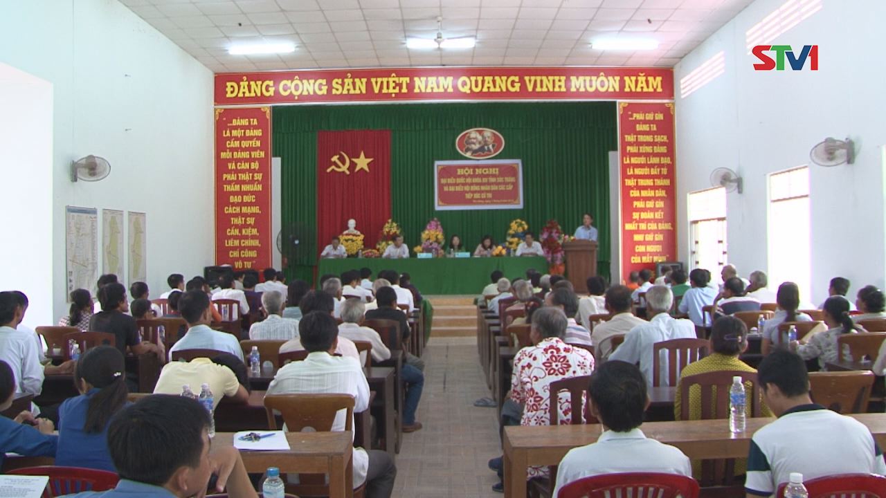 Đại biểu Quốc hội Sóc Trăng tiếp xúc cử tri xã Tân Hưng, huyện Long Phú 
