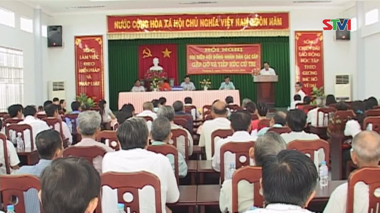 Đại biểu HĐND 3 cấp tiếp xúc cử tri Phường 2, TP Sóc Trăng
