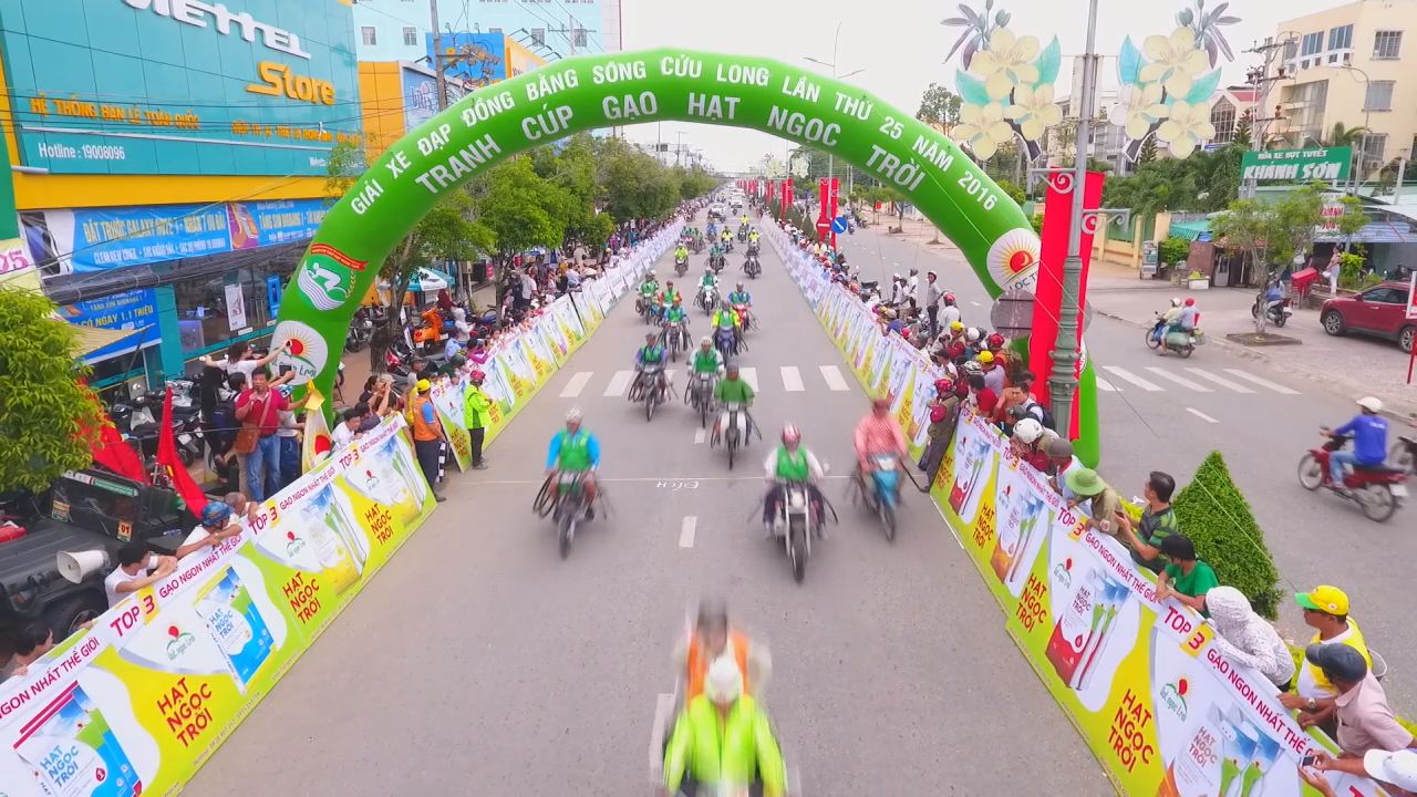 Giải xe Đạp ĐBSCL- Tranh cúp Hạt Ngọc Trời  2016