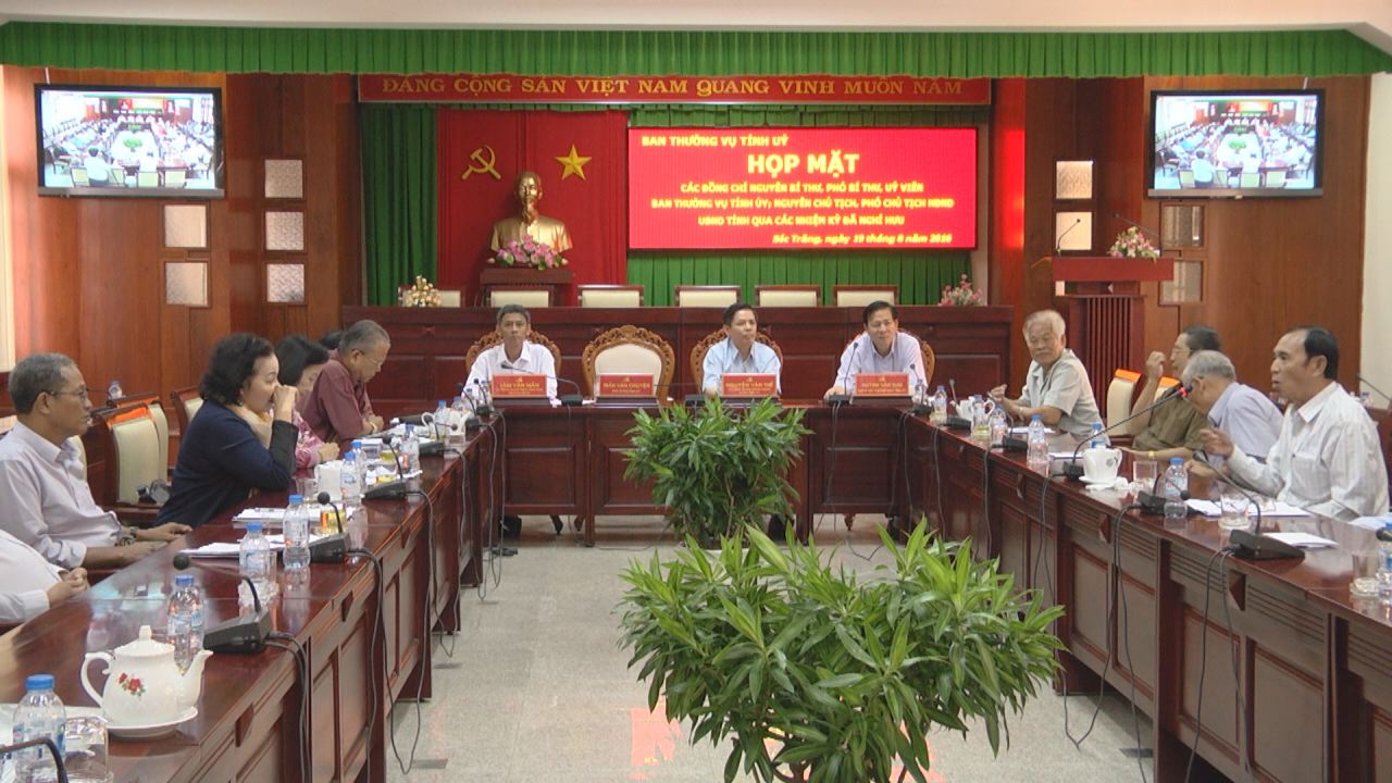 Tỉnh ủy Sóc Trăng họp mặt Cán bộ hưu trí