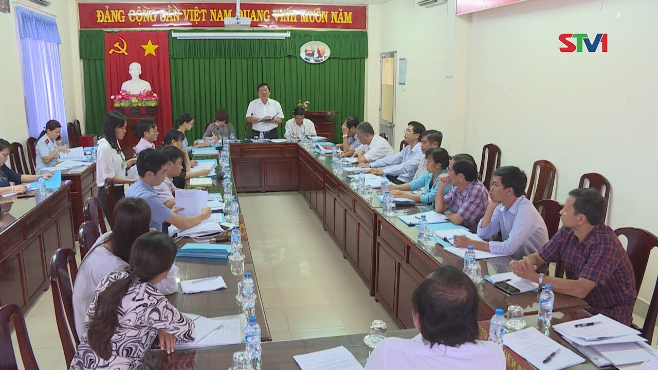 Đoàn Thanh tra của Bộ Tài nguyên và Môi trường làm việc với tỉnh Sóc Trăng