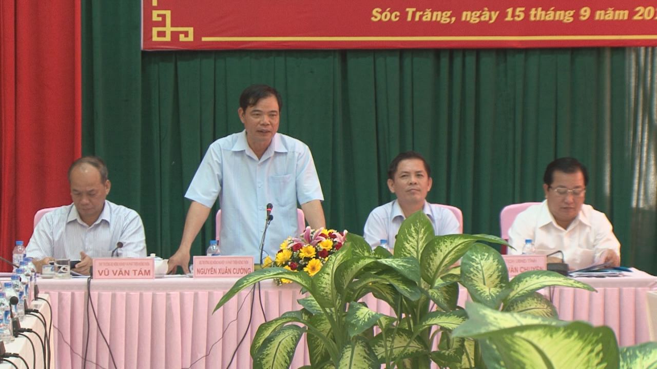 Bộ Nông nghiệp và Phát triển Nông thôn làm việc với tỉnh Sóc Trăng