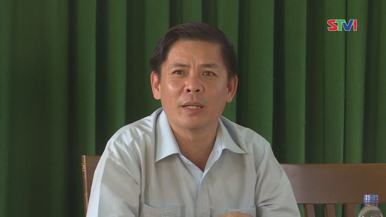 Ông Nguyễn Văn Thể - Ủy viên BCH TW Đảng -Bí thư Tỉnh ủy Sóc Trăng khảo sát thực tế tại phân trường Phú Lợi xã Hồ Đắc Kiện huyện Châu Thành 