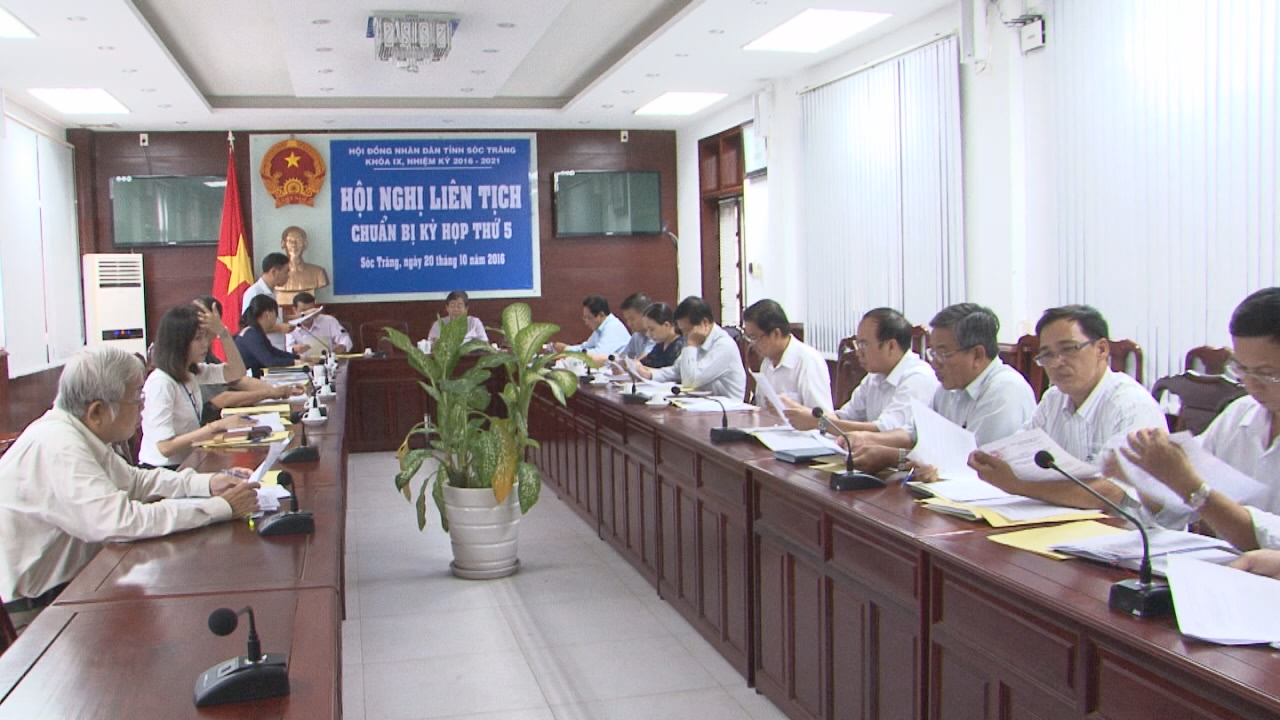 Ban Kinh tế - Ngân sách HĐND tỉnh họp thẩm tra văn bản trình tại kỳ họp thứ 4 bất thường, HĐND tỉnh Sóc Trăng khóa IX, nhiệm kỳ 2016-2021