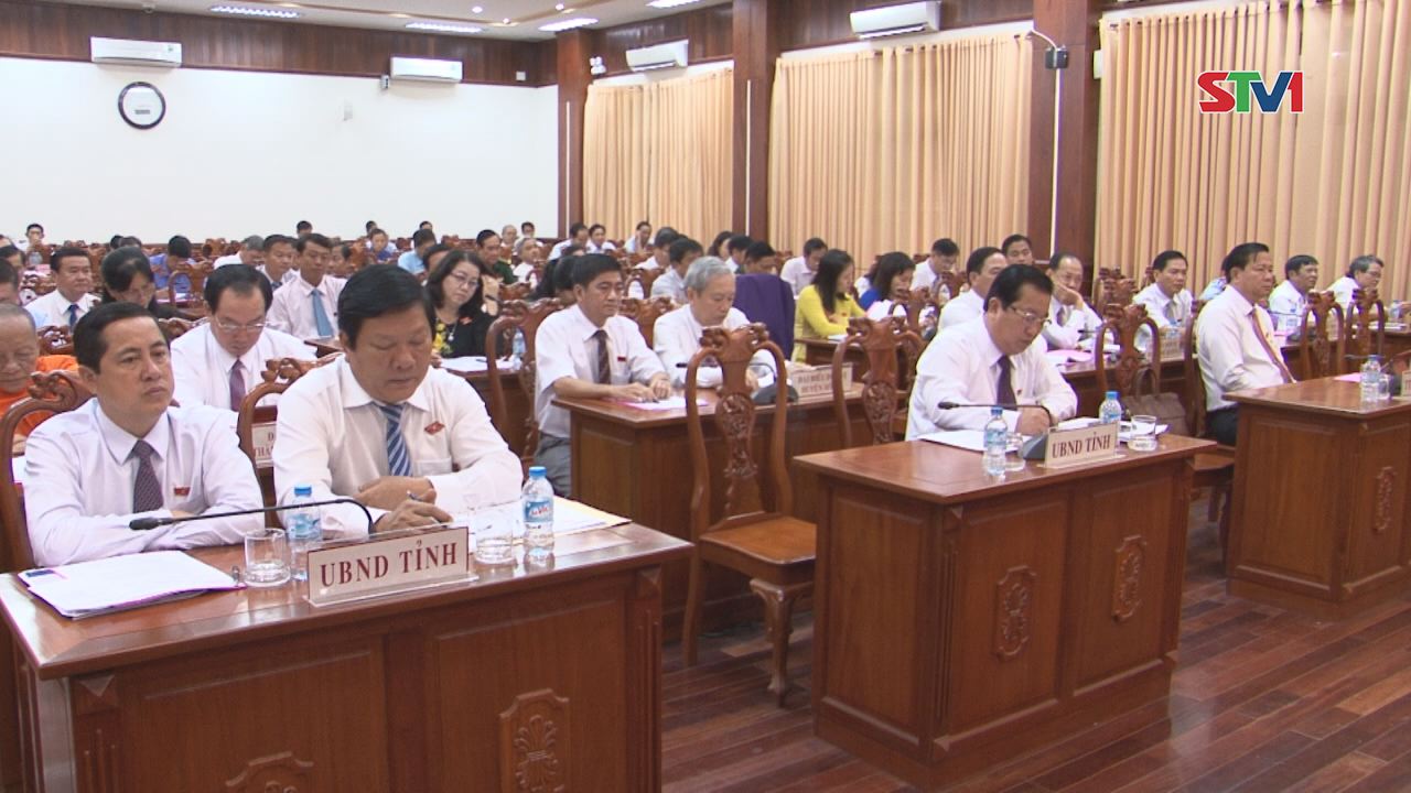 Hội đồng nhân dân tỉnh Sóc Trăng khóa IX, nhiệm kỳ 2016 - 2021 họp phiên bất thường