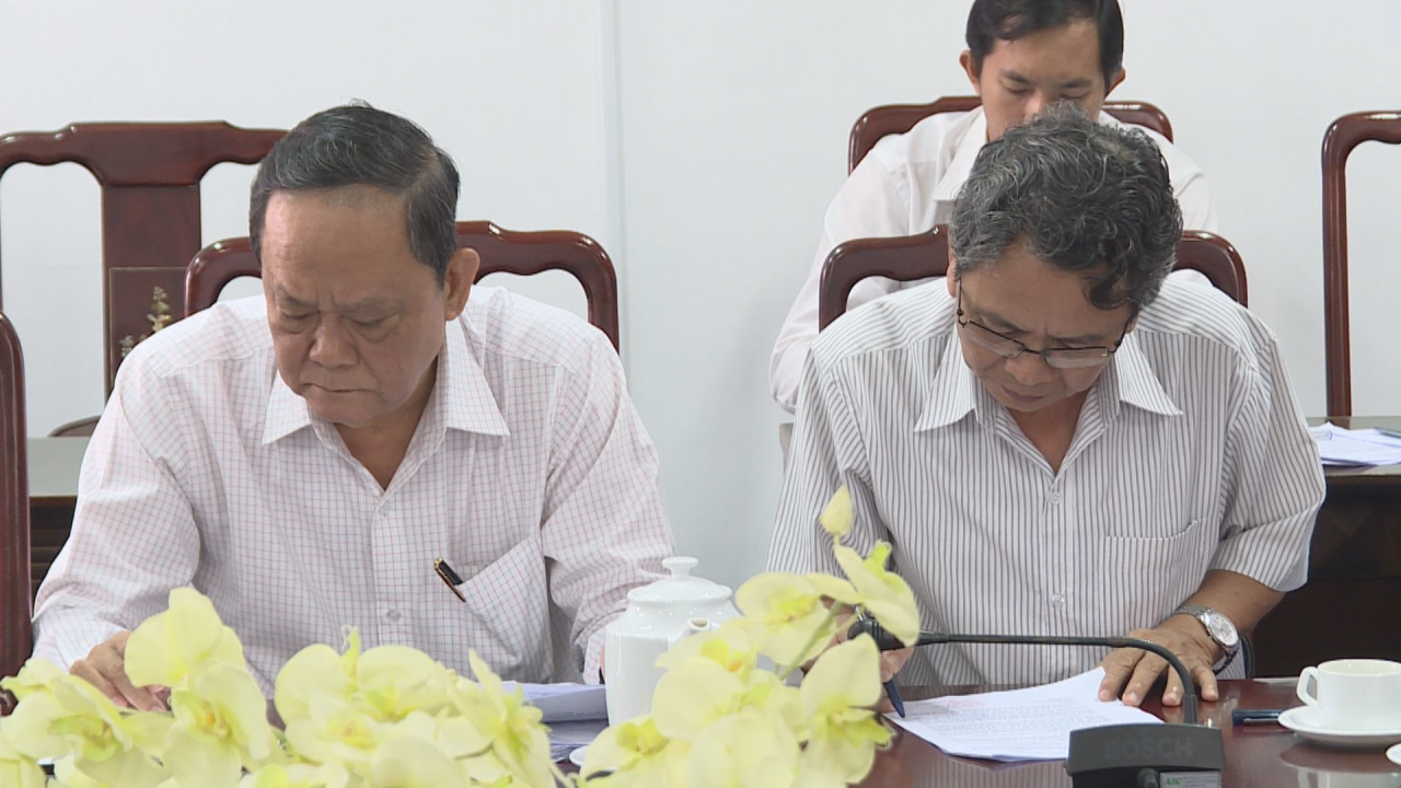 Lãnh đạo UBND tỉnh Sóc Trăng làm việc với BQL Dự án 1 và BQL dự án xây dựng các công trình thuộc Sở Xây dựng