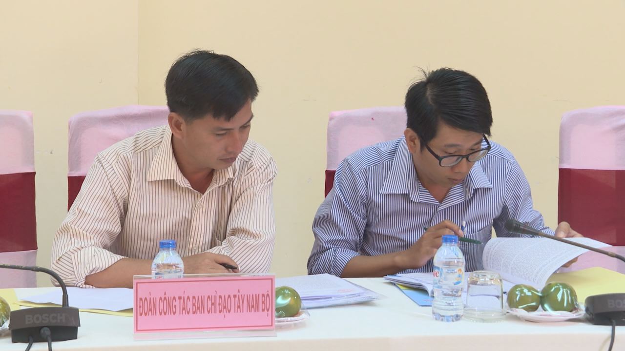 Ban chỉ đạo Tây Nam Bộ làm việc với UBND tỉnh Sóc Trăng