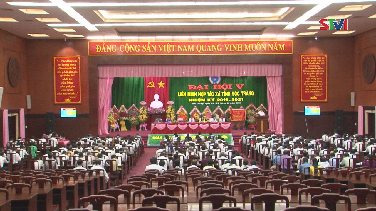 Đại hội Liên minh HTX tỉnh Sóc Trăng lần thứ V nhiệm kỳ 2016-2021