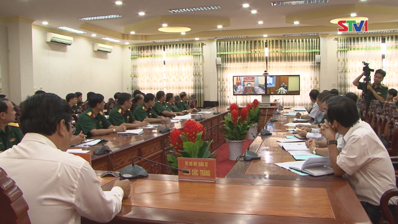 Bộ Quốc Phòng Hội nghị trực tuyến tổng kết 10 năm thi hành Luật Quốc Phòng