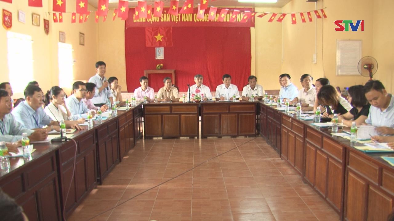 Đoàn công tác của Trung ương Kiểm tra Chương trình mục tiêu quốc gia giảm nghèo bền vững tại Sóc Trăng giai đoạn 2011 – 2015
