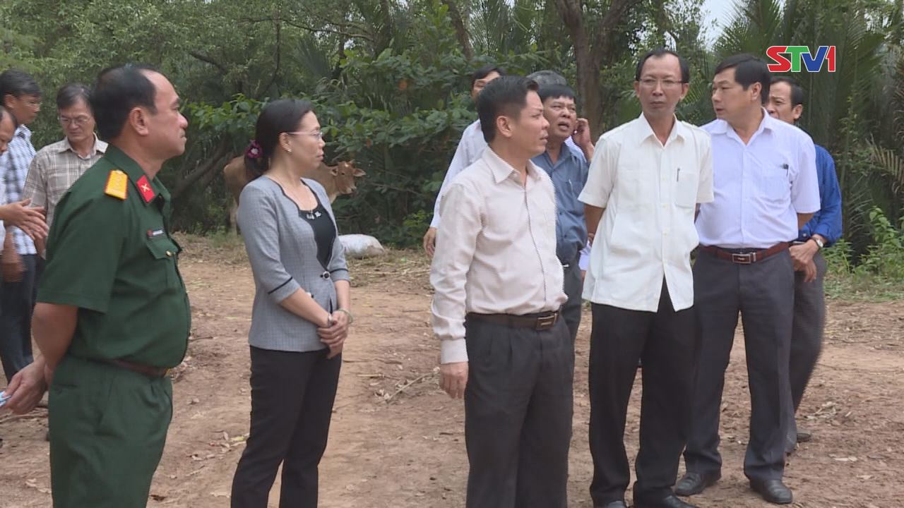 Bí thư Nguyễn Văn Thể làm việc với huyện Cù Lao Dung về tình hình phát triển kinh tế - xã hội, thương mại, du lịch và khảo sát một số địa điểm trên địa bàn huyện