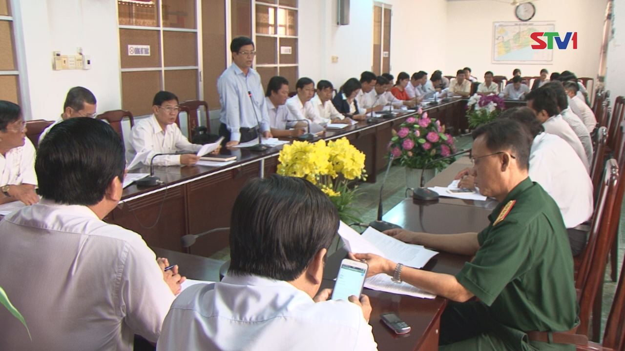 Sóc Trăng: Cuộc họp khẩn Ban Chỉ huy phòng, chống thiên tai và tìm kiếm cứu nạn của tỉnh 