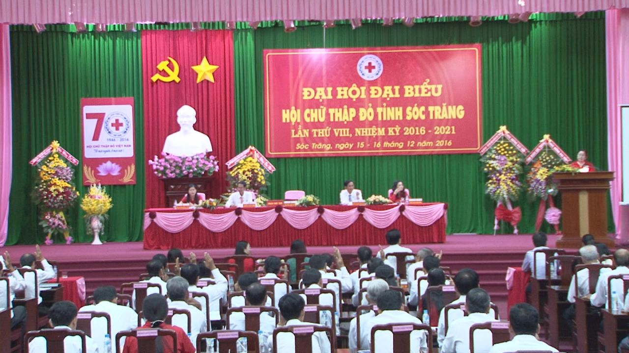 Đại Hội trù bị Hội Chữ thập đỏ tỉnh Sóc Trăng lần thứ VIII nhiệm kỳ 2016-2021