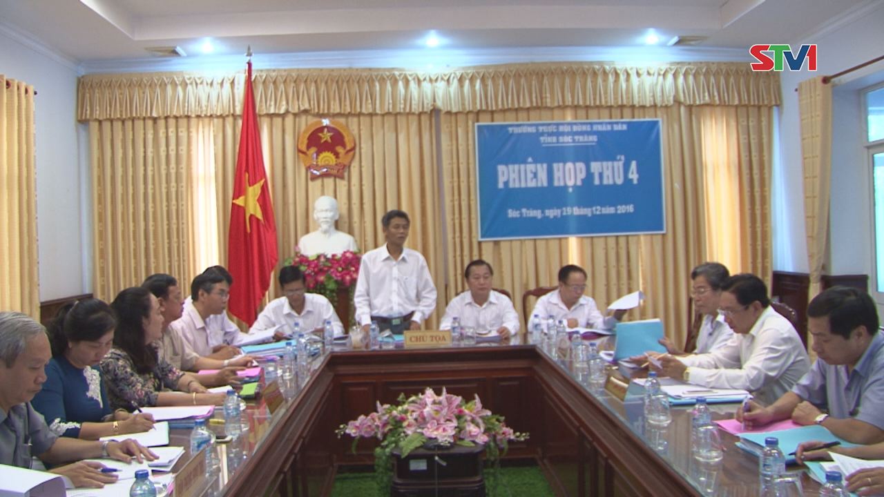 Thường trực HĐND tỉnh Sóc Trăng tổ chức phiên họp thứ 4