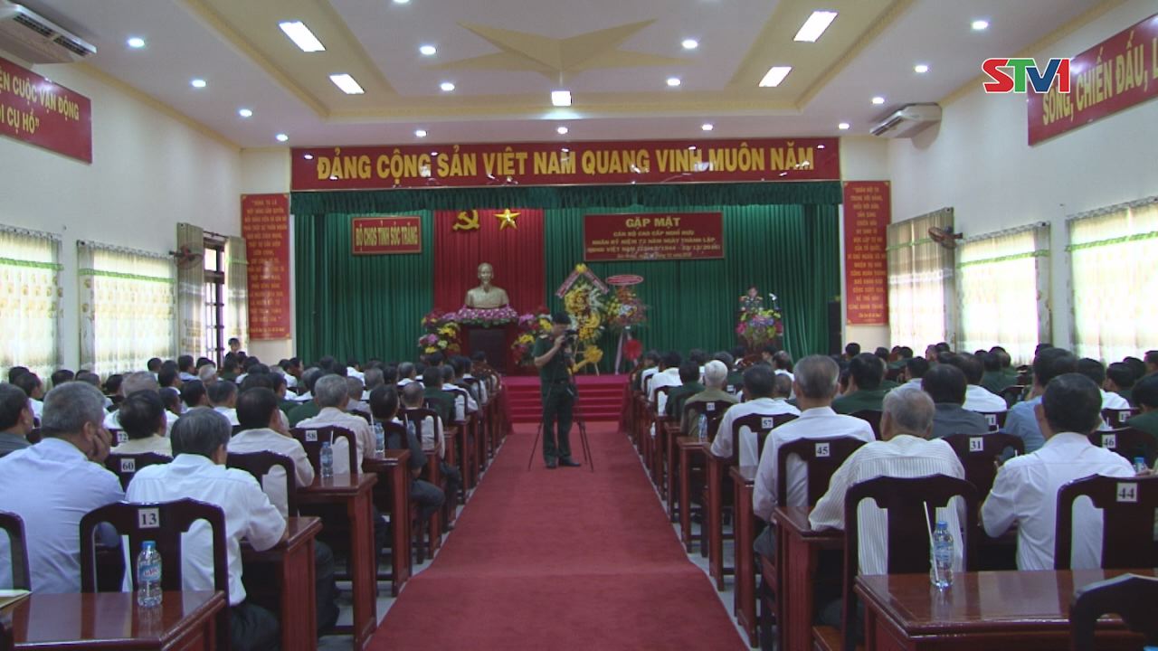 Bộ Chỉ huy Quân sự tỉnh Sóc Trăng họp mặt các cán bộ cao cấp đã nghỉ hưu trên địa bàn tỉnh Sóc Trăng 