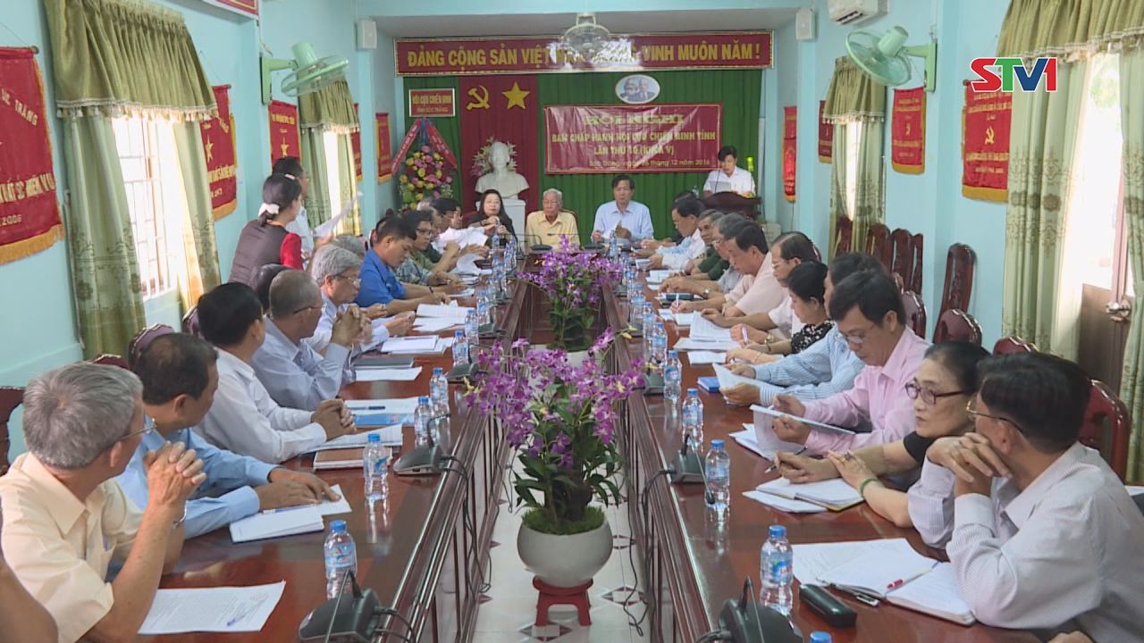 Hội Cựu chiến binh Sóc Trăng tổng kết năm 2016  
