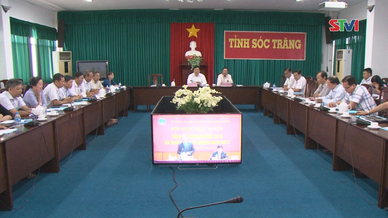Hội nghị trực tuyến của Chính phủ tổng kết ngành Nông Nghiệp năm 2016