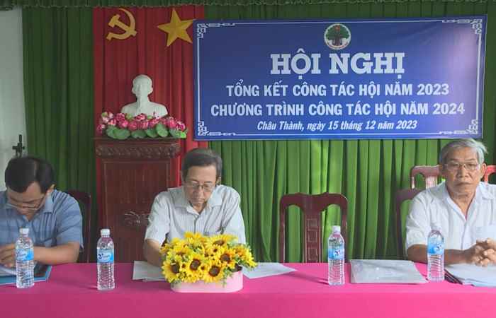 Châu Thành tổng kết hội Người cao tuổi năm 2023