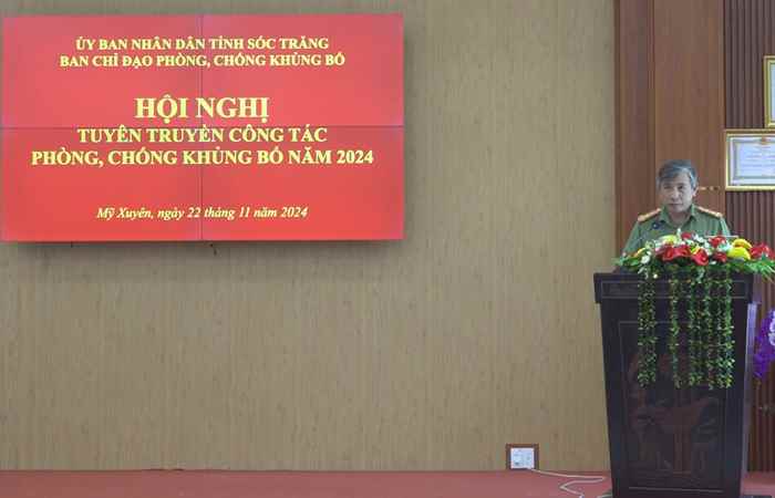 Hội nghị tuyên truyền công tác phòng, chống khủng bố năm 2024