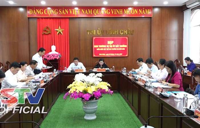 Vĩnh Châu: Ban Thường vụ Thị ủy kiểm điểm tập thể năm 2024