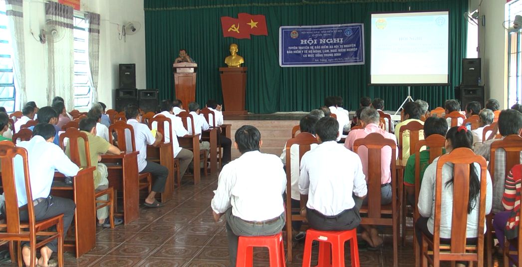 Vĩnh Châu tổ chức tuyên truyền về chính sách bảo hiểm xã hội tự nguyện và bảo hiểm y tế hộ nông, lâm, ngư, diêm nghiệp.