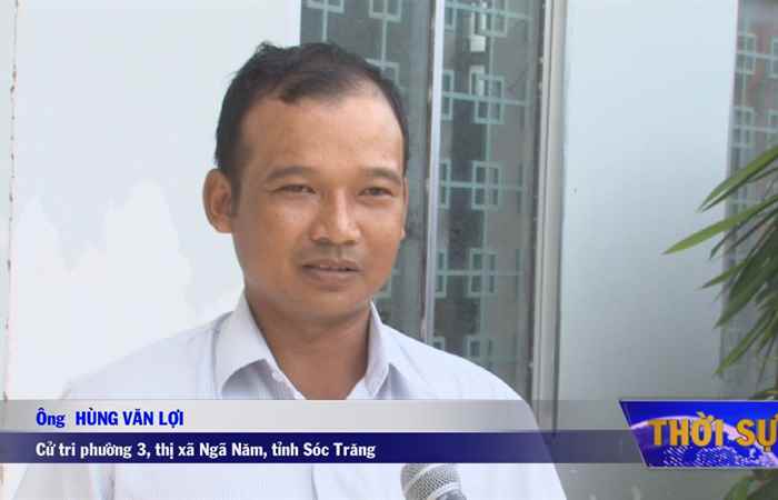 Ý kiến cử tri huyện Thạnh Trị, thị xã Ngã Năm, huyện Cù Lao Dung, huyện Mỹ Tú