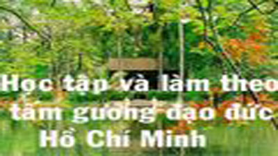   Học tập và làm theo tấm gương đạo đức Hồ Chí Minh (04-03-2024)